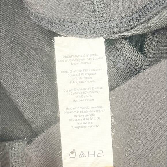 Alo Yoga Women's Navy Blue Gray High Waisted Workout Athletic Leggings Size S - Picture 2 of 4